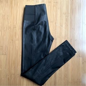 Glamorous Greased Lightnin' Black Vegan Leather Pants. Size S. Black.